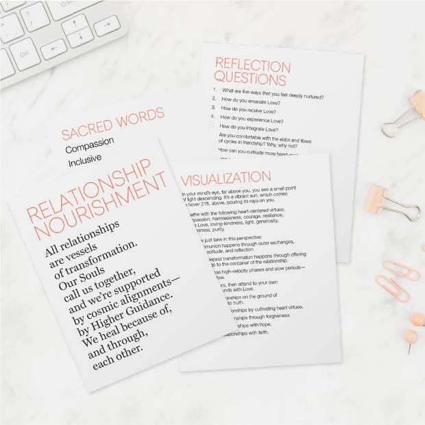 Relationship Nourishment + Releasing: Guided Reflections Bundle