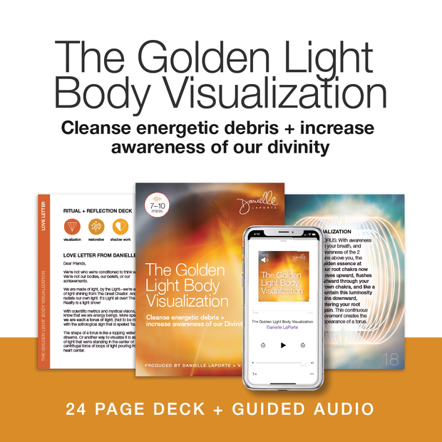 The Golden Light Body Visualization (Deck + Guided Audios)