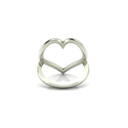 The Heart Centered Ring (silver)