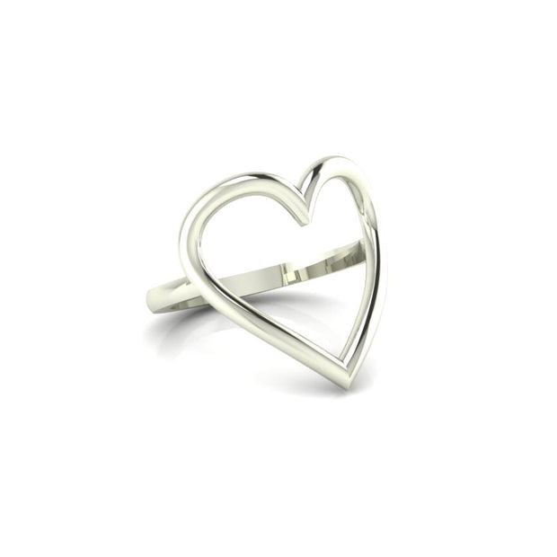 The Heart Centered Ring (silver)