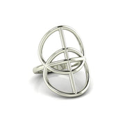 The Vesica Pisces Ring (silver)